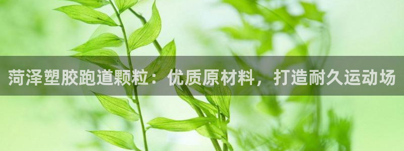 凯时kb88公司简介：菏泽塑胶跑道颗粒：优质原材料，